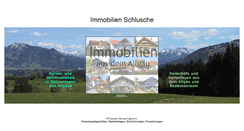 Desktop Screenshot of immobilien-schlusche.de