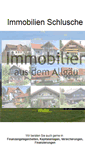 Mobile Screenshot of immobilien-schlusche.de